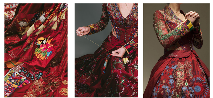 Vestido Rojo la conexión global a través del arte de 380 artistas de 51 paises