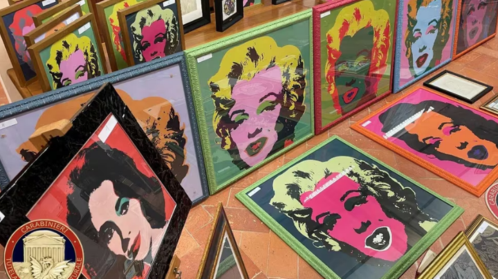 Confiscan 50 Obras Falsificadas de Warhol, Picasso y Miró